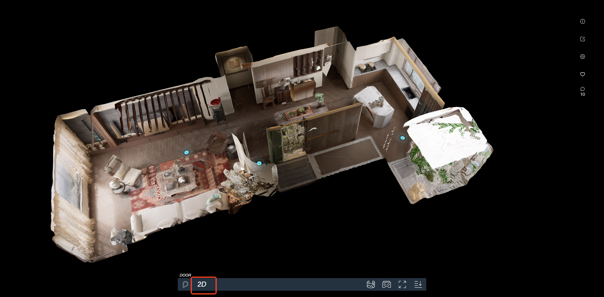 如何打点以生成完整的 3D Dollhouse